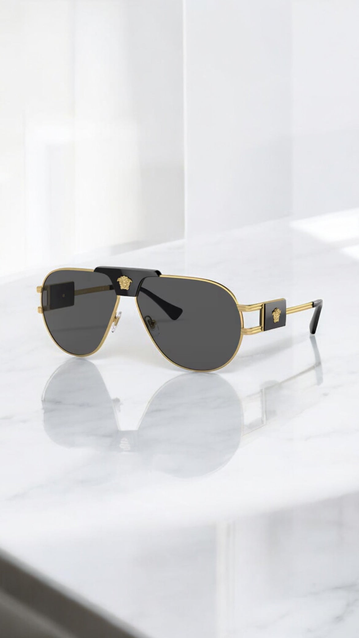 Versace Pilot Sunglasses
