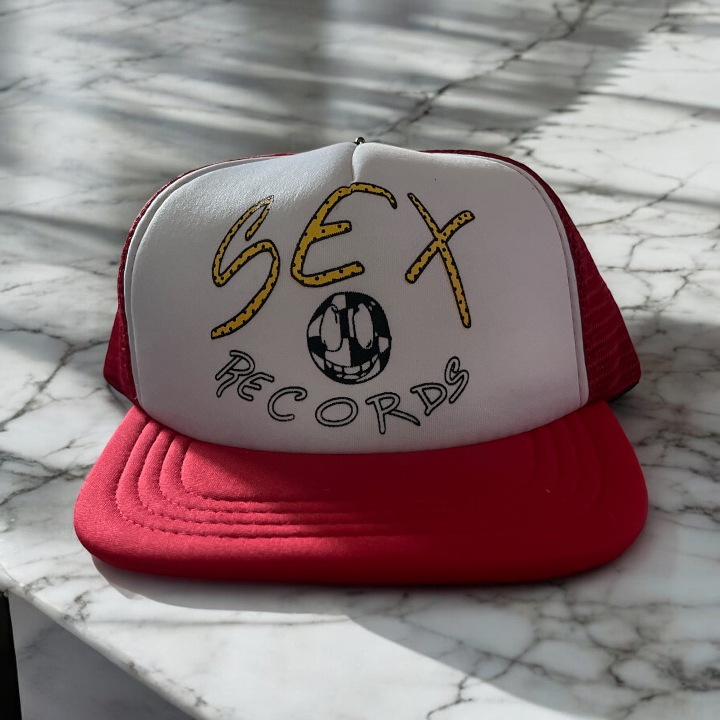 Chrome Hearts Red Sex Records Hat